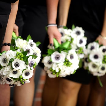 The Flower Company - The Bowman-Maxon Wedding.The bridesmaids' bouquets are made out of white hydrangeas and anemones with green coffee bean accents. - Florists Near Me - Bellflower, California The Flower Company - The Bowman-Maxon Wedding.The bridesmaids' bouquets are made out of white hydrangeas and anemones with green coffee bean accents. - Florists Near Me - Bellflower, California