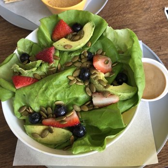 Sound Bites Eatery - Berry salad ... very yummy - but ask them to chop it for you ... otherwise there's too much whole leaf lettuce - Salad Near Me - Columbia, South Carolina