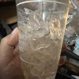 $5 for an iced mochcino. 3 sips 80% ice .