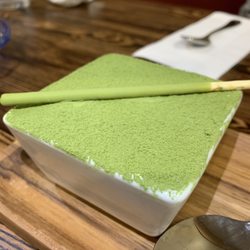 Yuzu Japanese Izakaya - Green tea dessert.
