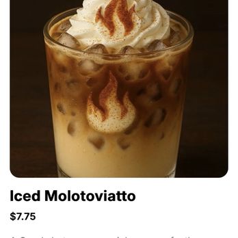 Coffeyeh Coffee Shop - One of the drinks we ordered off their menu - photo taken from Instagram menu page @Coffeyeh - Coffee & Tea Near Me - Cedar Park, Texas