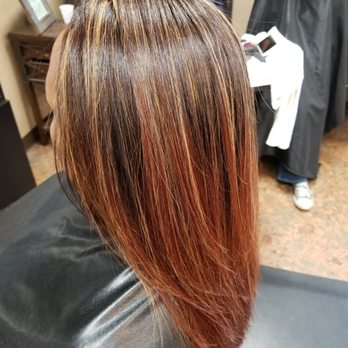 Dimensions - Full color with partial highlights - Hair Salons Near Me - Temecula, California
