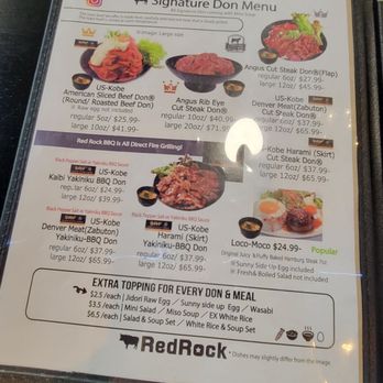 Red Rock - Menu - June 2026 - Japanese Near Me - Arcadia, California