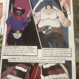 Sandwhich menu 2023