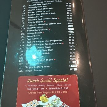 Cheng's Asian Bistro - Lunch menue - Chinese Near Me - Ocoee, Florida