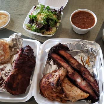 Rib Hut - Any 3-meat combo (beef rib + chicken + spare ribs) including 2 sides. - Barbeque Near Me - El Paso, Texas Rib Hut - Any 3-meat combo (beef rib + chicken + spare ribs) including 2 sides. - Barbeque Near Me - El Paso, Texas
