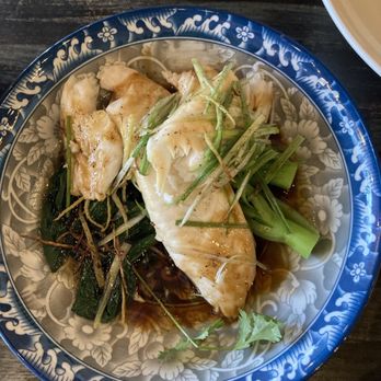 Mekong District - Scallion tilapia , already started eating - Vietnamese Near Me - Nyack, New York