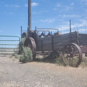 Idahos Mammoth Cave - Another Peacock under an old tractor wagon - Landmarks & Historical Buildings Near Me - Shoshone, Idaho Idahos Mammoth Cave - Another Peacock under an old tractor wagon - Landmarks & Historical Buildings Near Me - Shoshone, Idaho