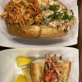 Fat Cheeks Hawaii - Trio Rolls $16 add $4 to sub for Lobster (top: Crawfish and Crab, bottom: Lobster) - Sandwiches Near Me - Honolulu, Hawaii Fat Cheeks Hawaii - Trio Rolls $16 add $4 to sub for Lobster (top: Crawfish and Crab, bottom: Lobster) - Sandwiches Near Me - Honolulu, Hawaii
