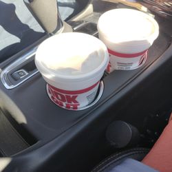 Cook Out - Left- Reese Peanut Butter Cup Shake, Right- Chocolate Cherry
