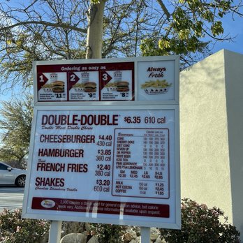 In-N-Out Burger - Menu - Burgers Near Me - Poway, California