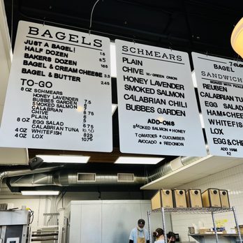 Bubbe's Fine Bagels - Menu & prices. - Bagels Near Me - Tucson, Arizona