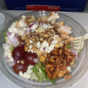 Potbelly - Uptown salad - I have an allergy to cranberries - so they switched out to chickpeas. Super tasty salad. - Sandwiches Near Me - Portland, Oregon Potbelly - Uptown salad - I have an allergy to cranberries - so they switched out to chickpeas. Super tasty salad. - Sandwiches Near Me - Portland, Oregon