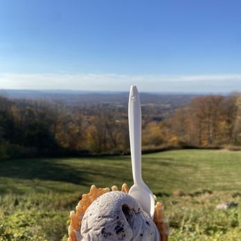 Bellvale Farms Creamery - Cookies and cream ice cream on a waffle cone - Ice Cream & Frozen Yogurt Near Me - Warwick, New York Bellvale Farms Creamery - Cookies and cream ice cream on a waffle cone - Ice Cream & Frozen Yogurt Near Me - Warwick, New York