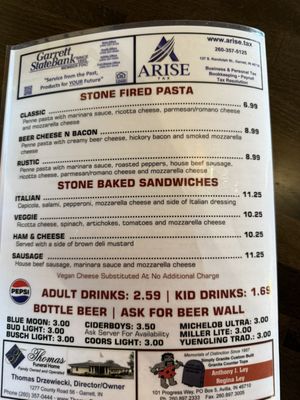 Menu photo 1 Coterie Pizza Garrett, IN Menu photo 1 Coterie Pizza Garrett, IN