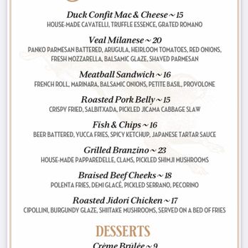 The Blind Rabbit - Menu as of June 2021 - Cocktail Bars Near Me - Anaheim, California