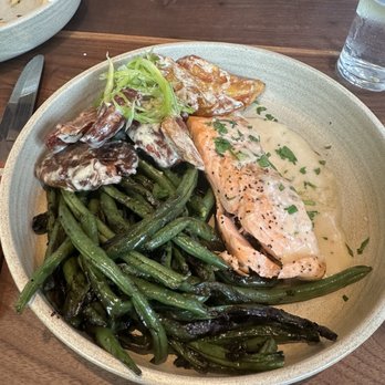 Eureka! - Salmon plate - Burgers Near Me - Redlands, California Eureka! - Salmon plate - Burgers Near Me - Redlands, California