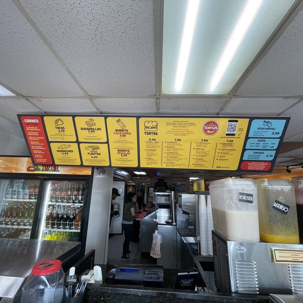 Las Meras Tortas - Menu - Mexican Near Me - Taylors, South Carolina