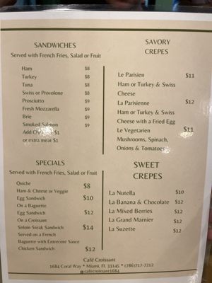 Menu photo 5 Café Croissant Miami, FL Menu photo 5 Café Croissant Miami, FL