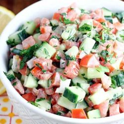 Broadway Bistro - Chopped Tomato, Cucumber & Parsley