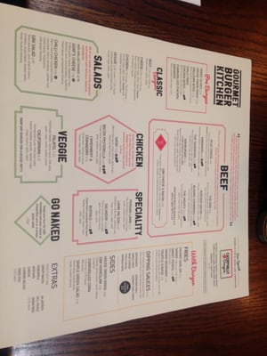 Menu photo 1 Gourmet Burger Kitchen London, XGL Menu photo 1 Gourmet Burger Kitchen London, XGL