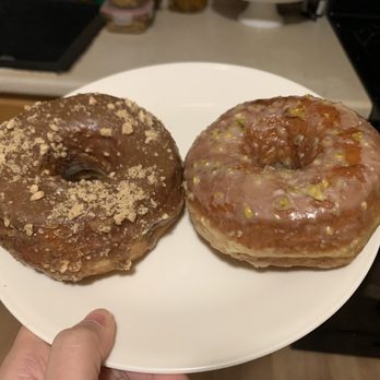 Dun-Well Doughnuts - Maple French toast and pistachio glazed - Donuts Near Me - Brooklyn, New York