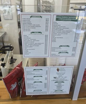 Menu photo 1 Cilantro Taqueria Avon, OH