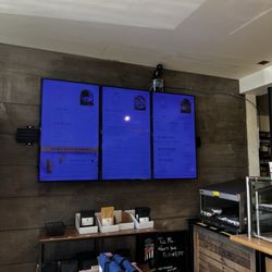 Empire Tea and Coffee - Large text posted menu