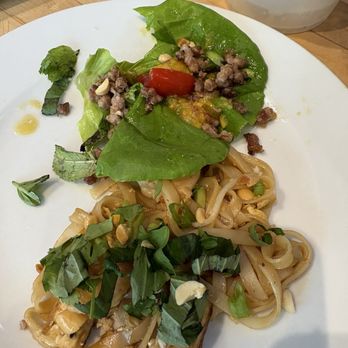 Sur La Table - Pork lettuce wraps and shrimp pad Thai--delicious!! - Cooking Classes Near Me - Southlake, Texas Sur La Table - Pork lettuce wraps and shrimp pad Thai--delicious!! - Cooking Classes Near Me - Southlake, Texas