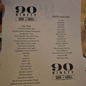 90 NINETY - New American Near Me - Las Vegas, Nevada