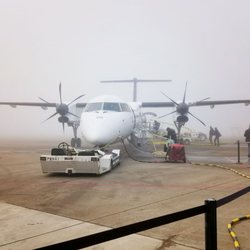 Alaska Airlines - Foggy morning in Eugene!