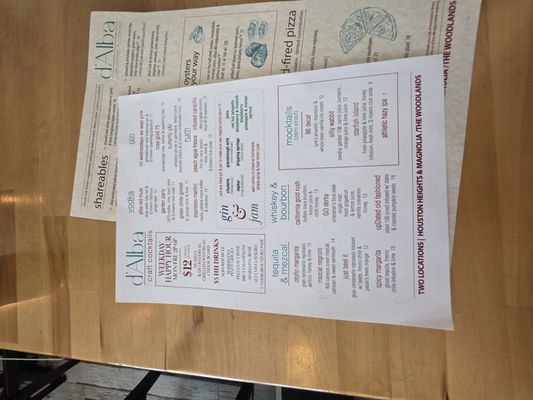 Menu photo 1 d’Alba Houston, TX