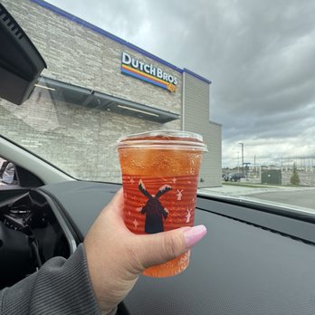 Dutch Bros Coffee - Sugar Free Rebel  so good! - Juice Bars & Smoothies Near Me - Kansas City, Missouri
