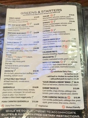 Menu photo 2 Firehall Pizza Blue Mountains, ON