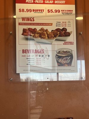 Menu photo 1 Cicis Pizza Albuquerque, NM