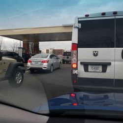 Costco Gasoline - Long gas lines!