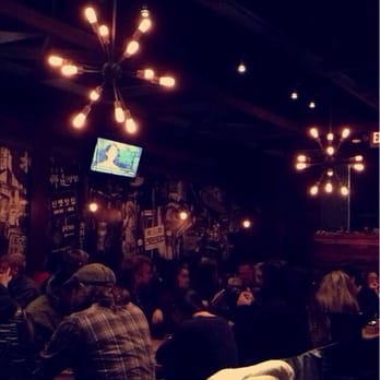 Tiger Den - I admire the decorations. The lamps and the wallpaper had a trendy industrial look to it. - Ramen Near Me - Houston, Texas Tiger Den - I admire the decorations. The lamps and the wallpaper had a trendy industrial look to it. - Ramen Near Me - Houston, Texas