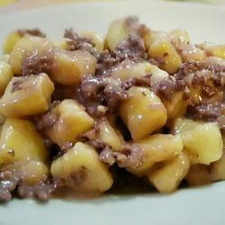 La Zucca Gialla - Gnocchi al Sangiovese