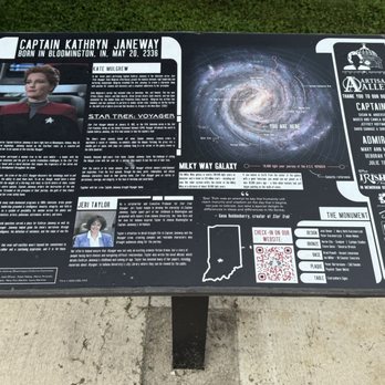 The Captain Janeway Statue - Landmarks & Historical Buildings Near Me - Bloomington, Indiana