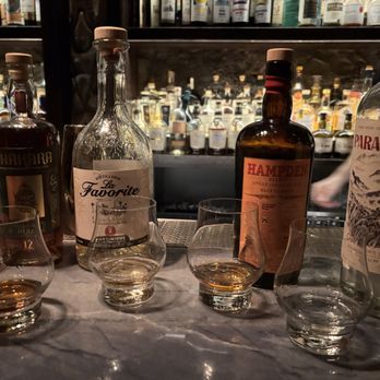 The Bamboo Room at Three Dots and a Dash - Bartender Selection - Rum flight - September 2025 - Tiki Bars Near Me - Chicago, Illinois The Bamboo Room at Three Dots and a Dash - Bartender Selection - Rum flight - September 2025 - Tiki Bars Near Me - Chicago, Illinois