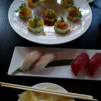 Harney Oceanside - Protein roll with some fish on side. Very cucumber roll, but also very good. - Sushi Bars Near Me - Oceanside, California Harney Oceanside - Protein roll with some fish on side. Very cucumber roll, but also very good. - Sushi Bars Near Me - Oceanside, California