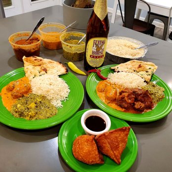 Masala Indian Cuisine - Veggie Samosas Basmati rice Palak Paneer Goat Curry Veggie Kofta - Indian Near Me - Lexington, Kentucky