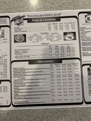 Menu photo 6 The Original Graziano’s Ontario, CA Menu photo 6 The Original Graziano’s Ontario, CA