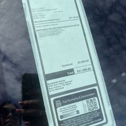 16% dealer markup