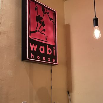 Wabi House - The sign by the register with the name of the restaurant. Cool - Ramen Near Me - Dallas, Texas Wabi House - The sign by the register with the name of the restaurant. Cool - Ramen Near Me - Dallas, Texas