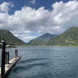 SeaSide RV Campground - View from the dock.