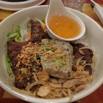 Pho Nom Nom - vermicelli bowl w/ grilled & shredded pork and egg cake - Vietnamese Near Me - Rockville, Maryland Pho Nom Nom - vermicelli bowl w/ grilled & shredded pork and egg cake - Vietnamese Near Me - Rockville, Maryland