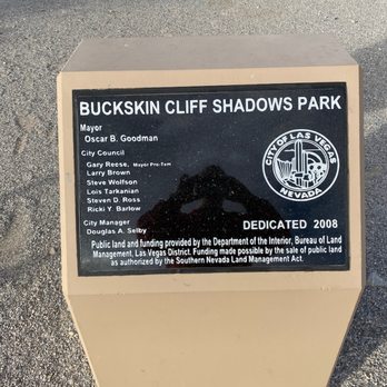 Buckskin Cliff Shadows Trailhead - Dedication marker. - Hiking Near Me Buckskin Cliff Shadows Trailhead - Dedication marker. - Hiking Near Me