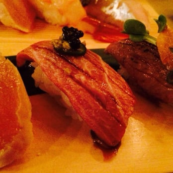 Umi - Toro and wagyu (right) -- amazing - Sushi Bars Near Me - Atlanta, Georgia