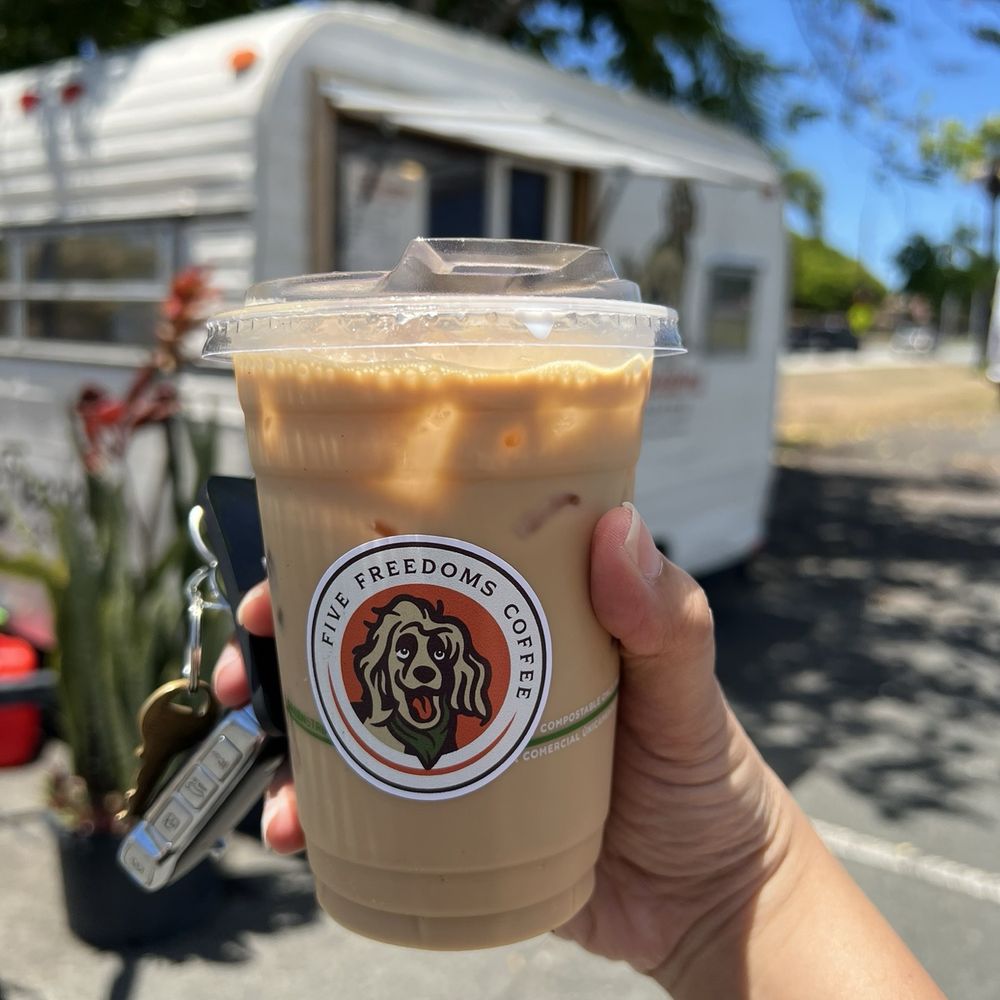 Five Freedoms Coffee - Iced vanilla latte. So simple, but so good. - Coffee & Tea Near Me - Joint Base Pearl Harbor Hickam, Hawaii Five Freedoms Coffee - Iced vanilla latte. So simple, but so good. - Coffee & Tea Near Me - Joint Base Pearl Harbor Hickam, Hawaii